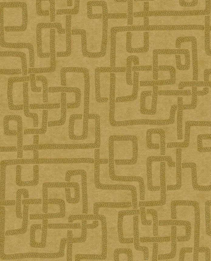 Vliestapete, ocker,  Stoffimitat, 340234, Solange, Eijffinger