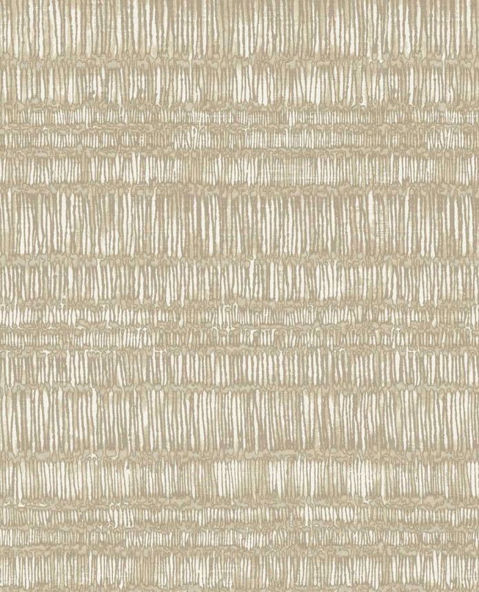 Vliestapete, beige, Batik, Streifen, 340260, Solange, Eijffinger