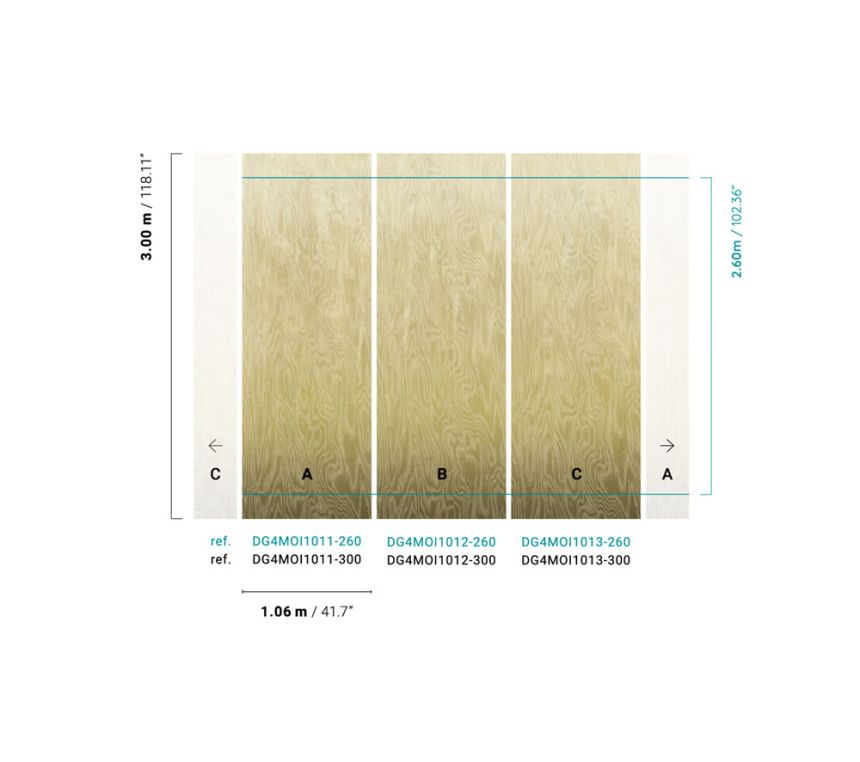Fototapete, Moiré, DG4MOI1012-260, Wall Designs IV, Khroma by Masureel