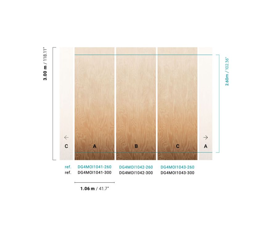 Fototapete, Moiré, DG4MOI1042-260, Wall Designs IV, Khroma by Masureel