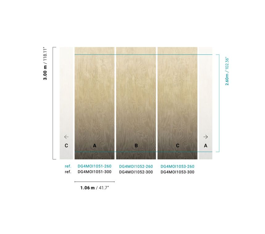 Fototapete, Moiré, DG4MOI1052-300, Wall Designs IV, Khroma by Masureel