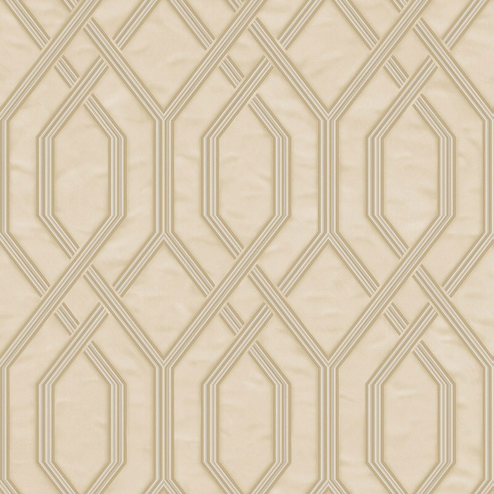 Geometrische Vliestapete, beige, 1502-2, Vera, AdaWall