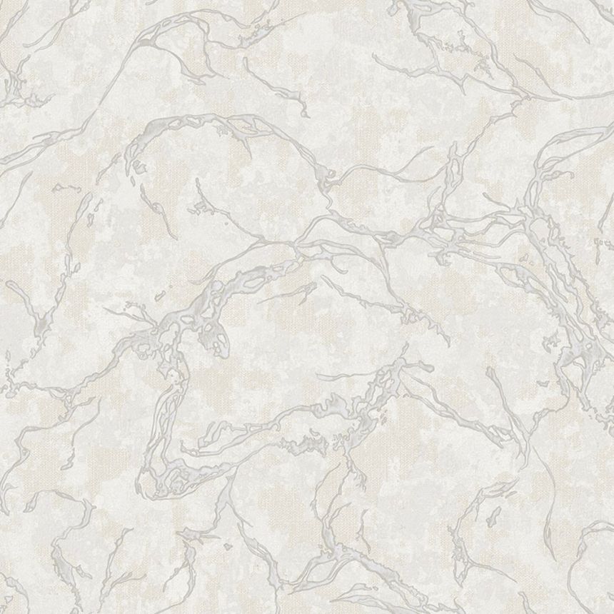 Vliestapete, creme-grau, Marmor, 1503-1, Vera, AdaWall