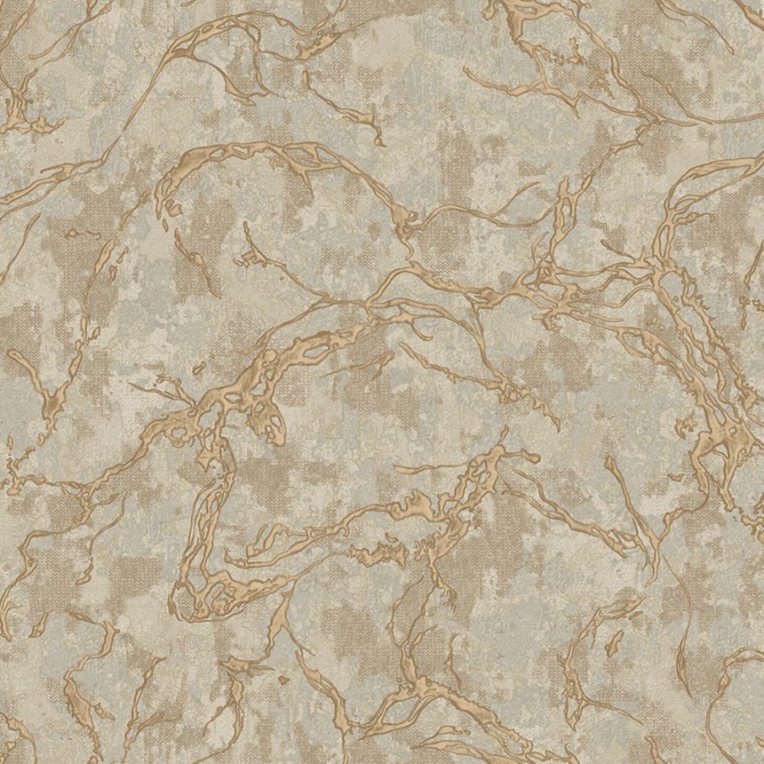 Vliestapete, braun-gold, Marmor, 1503-4, Vera, AdaWall