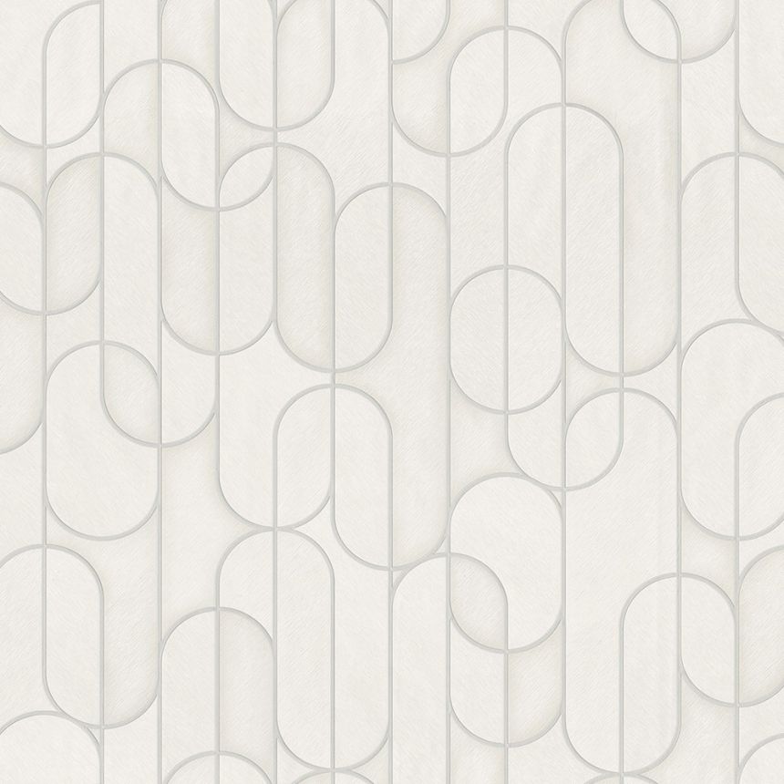 Geometrische Vliestapete, creme, 1514-1, Vera, AdaWall
