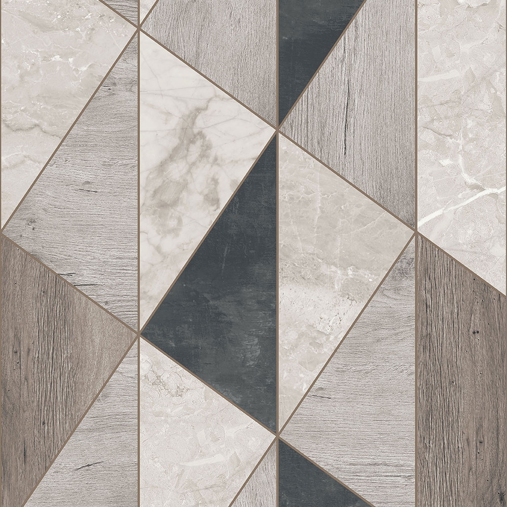 Geometrische Tapete in Grau, A65104, Vavex 2026