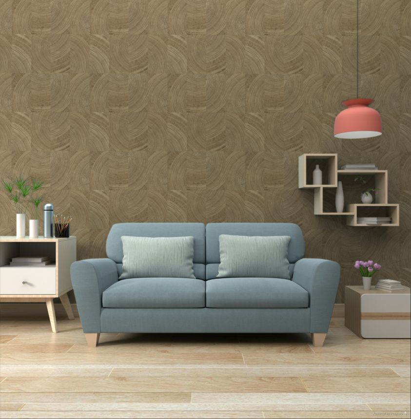 Tapete in braun-beiger Holzpaneel-Optik, A69102, Vavex 2026