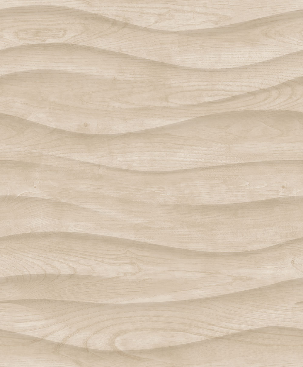 Tapete in beiger Holzoptik, M75517, Brut, Ugépa