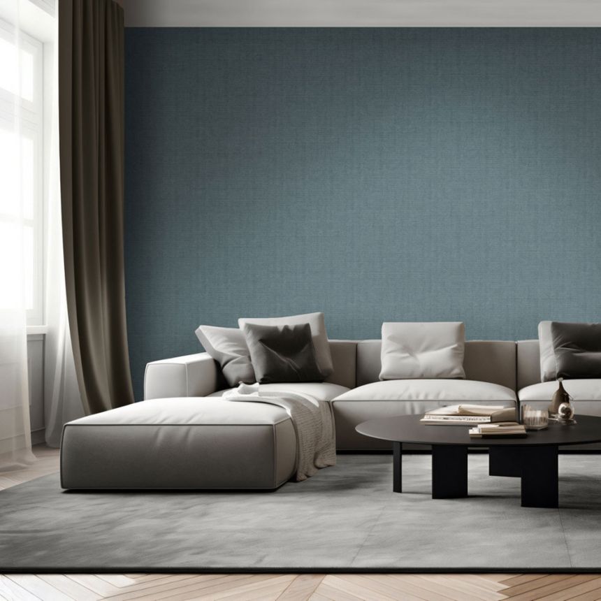 Luxustapete, blau, Stoffimitat, M67301, Venezia, Ugépa