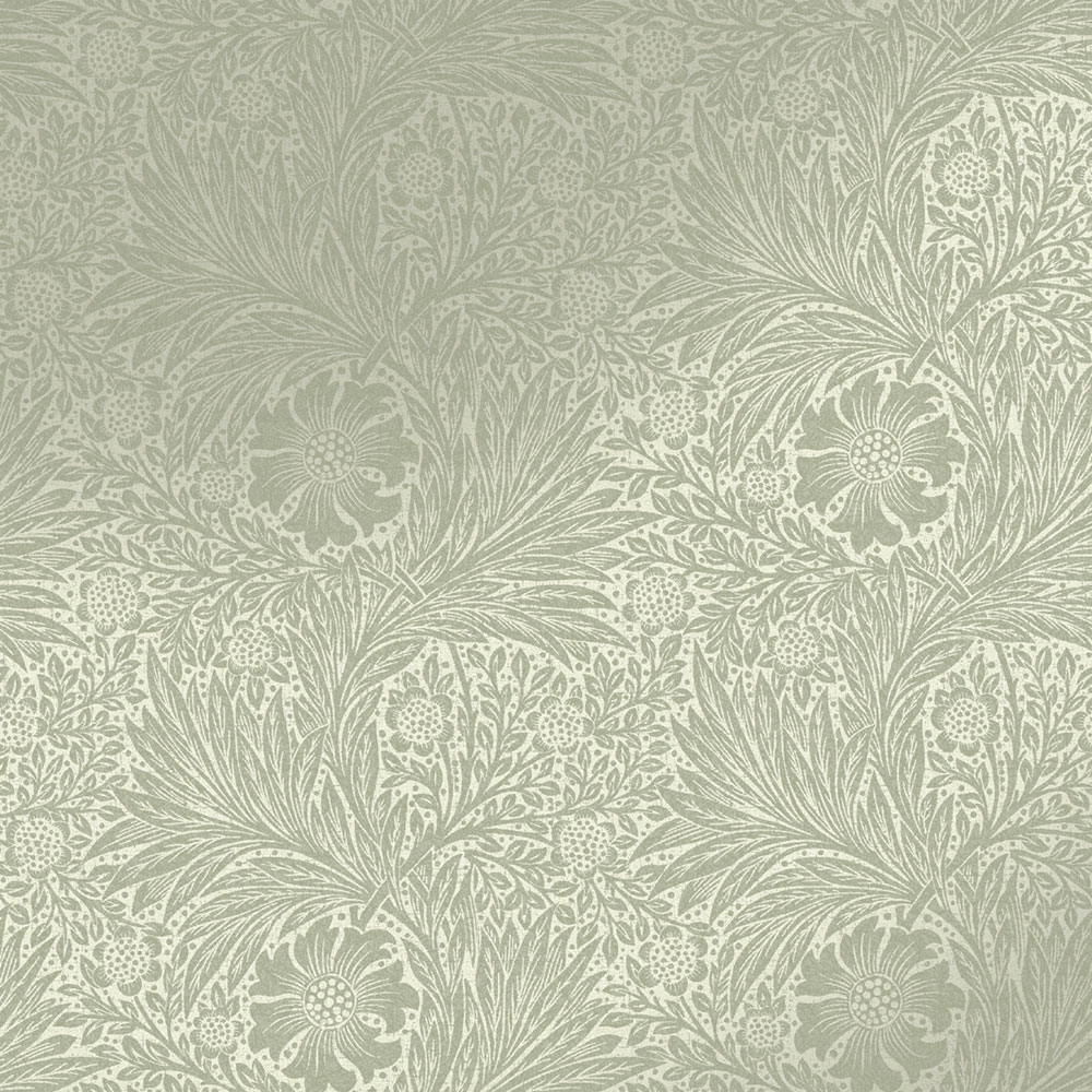 Vliestapete, grün, Blumen, Blätter, 124256, William Morris At Home