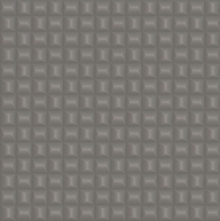 Luxuriöse geometrische Vliestapete, grau, Z15522, Mini Trend, Zambaiti Parati
