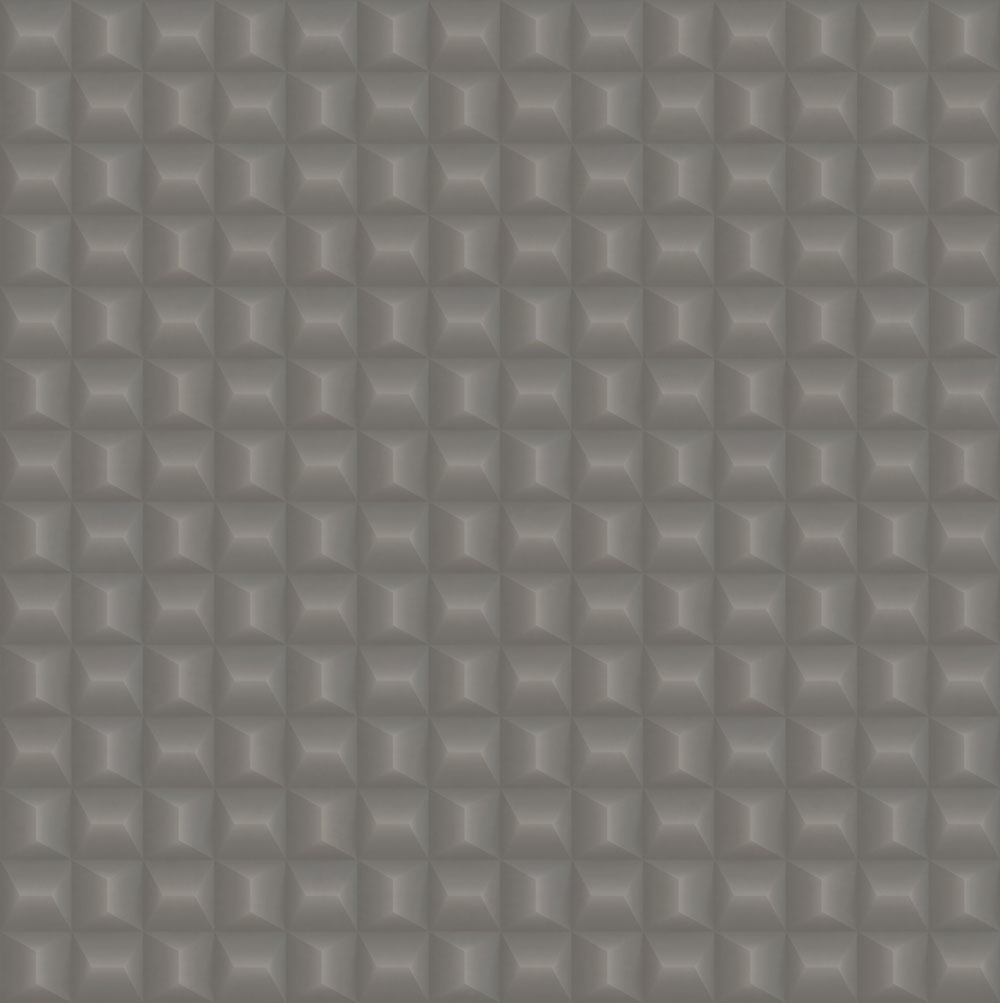Luxuriöse geometrische Vliestapete, grau, Z15522, Mini Trend, Zambaiti Parati