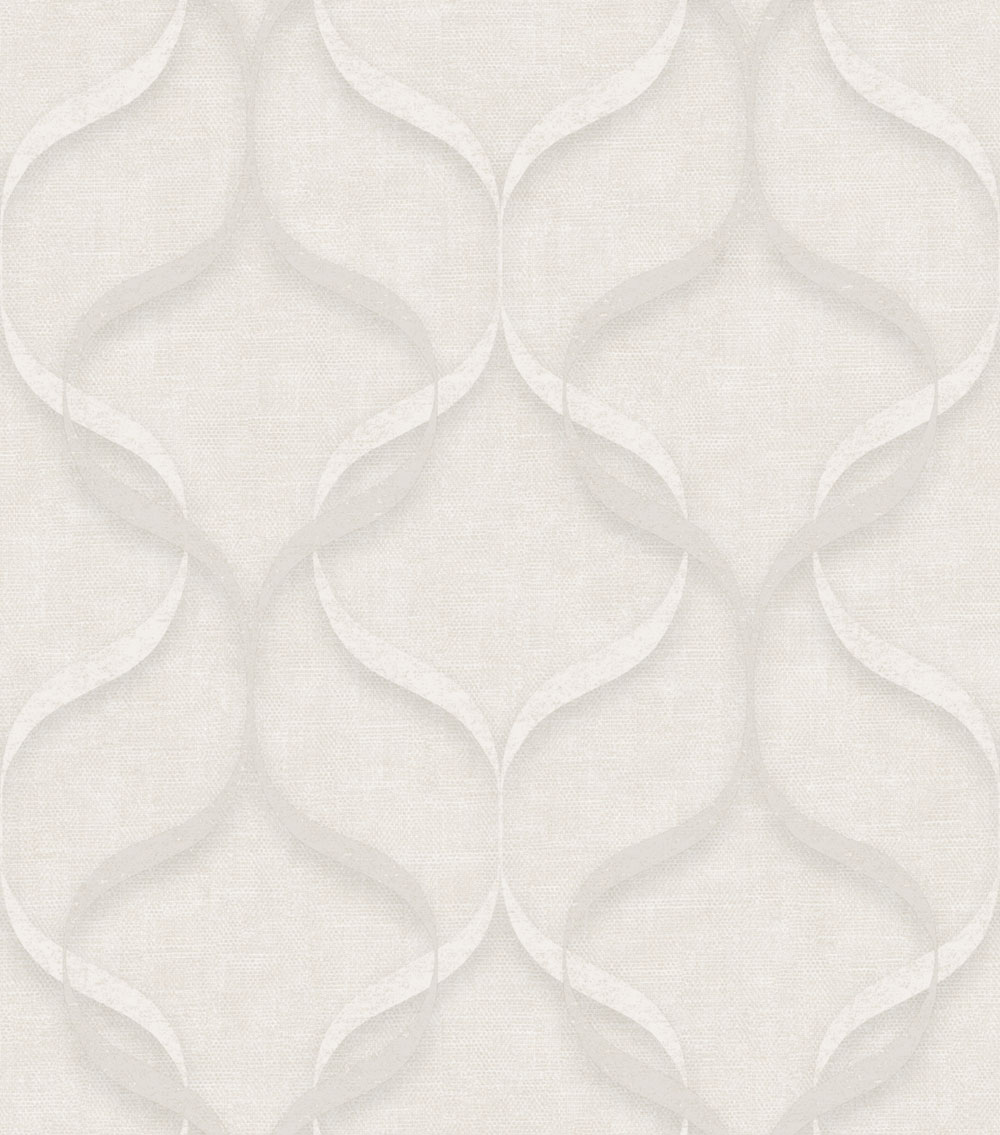 Luxus Vliestapete, grau-creme, ornamenty, Z15529, Mini Trend, Zambaiti Parati