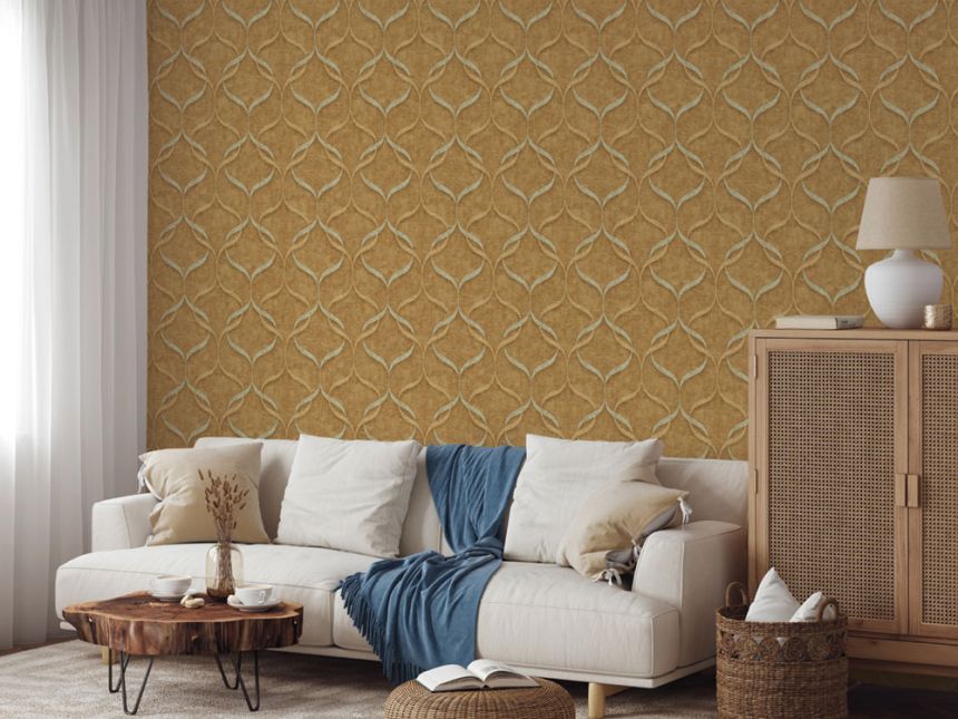 Luxus Vliestapete, graubeige, ornamenty, Z15532, Mini Trend, Zambaiti Parati