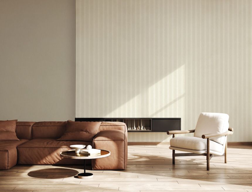 Luxus Vliestapete, beige, Streifen, Z15541, Mini Trend, Zambaiti Parati