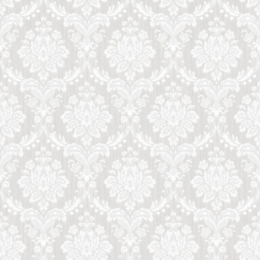 Luxuriöse Barock-Vliestapete, grau, Z15547, Mini Trend, Zambaiti Parati