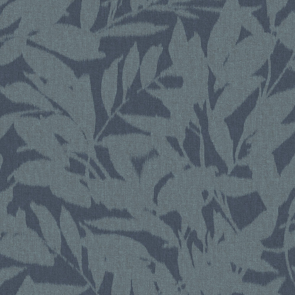 Vliestapete, blau, Blätter, 124147, Utopia, Graham Brown Premium
