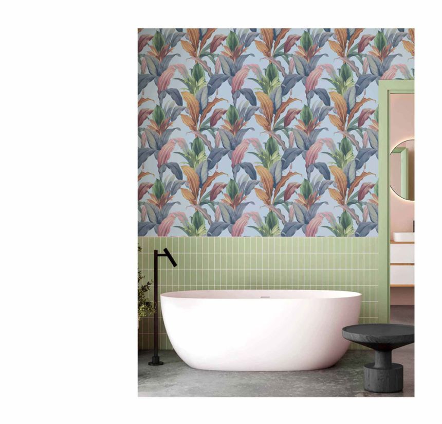 Vliestapete, blau, Blätter, 15516, Botany House, Cristiana Masi by Parato