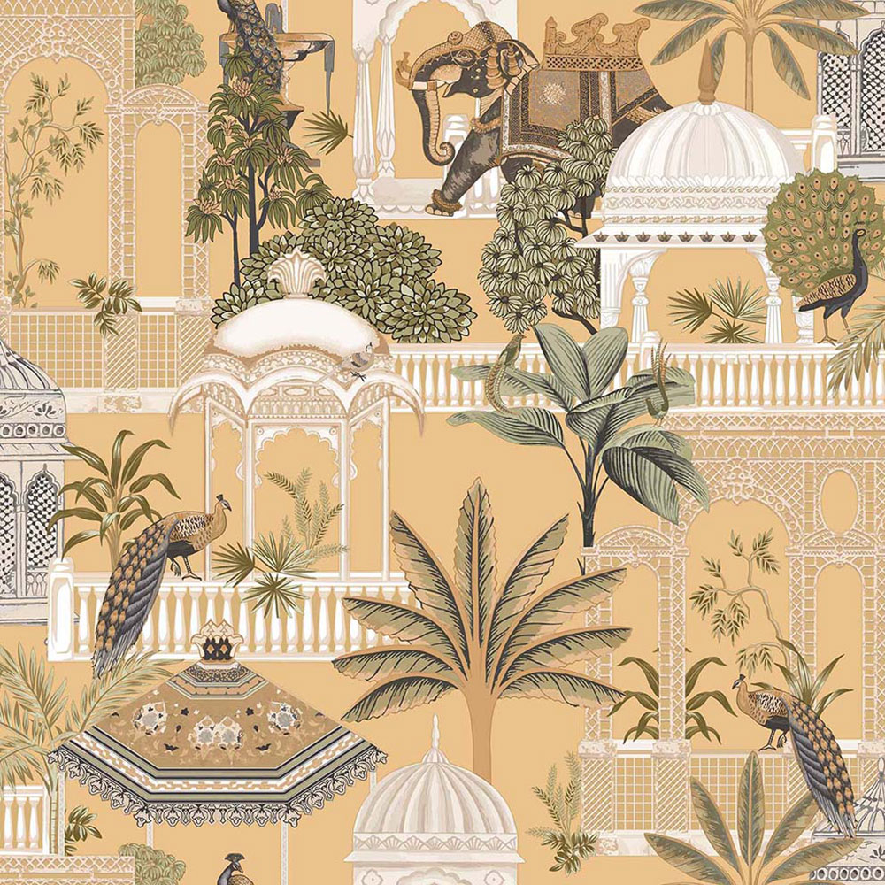 Vliestapete, ocker, Garten, 15538, Botany House, Cristiana Masi by Parato