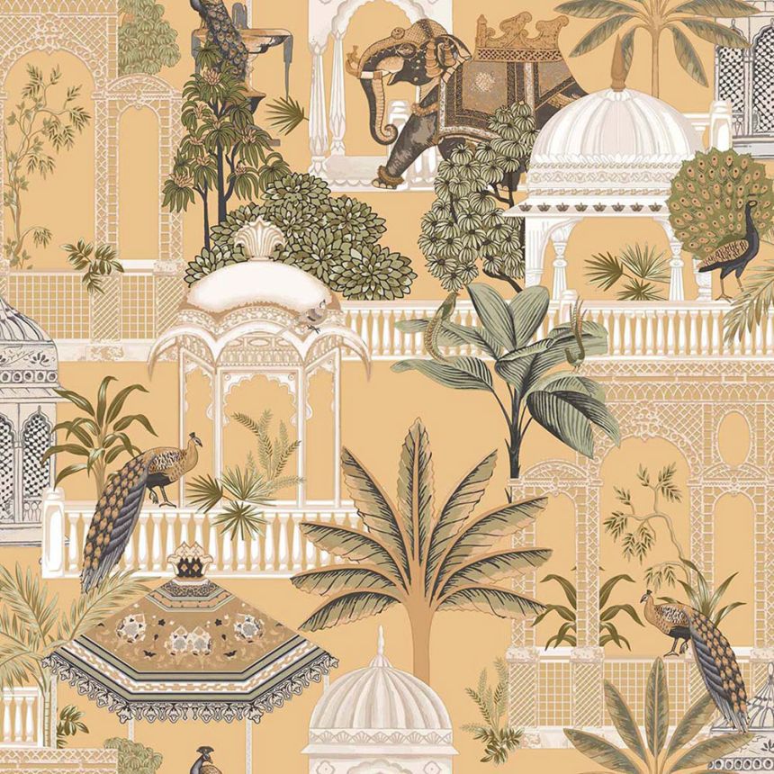 Vliestapete, ocker, Garten, 15538, Botany House, Cristiana Masi by Parato