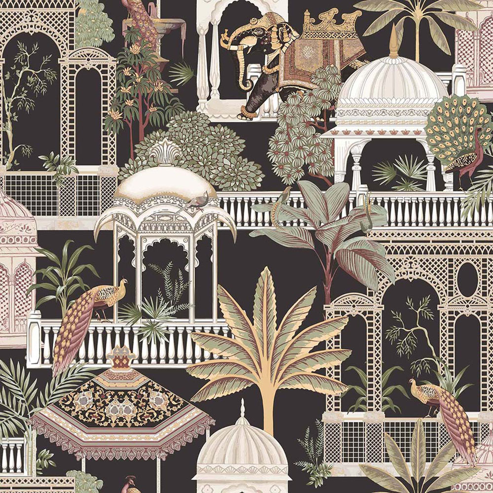 Vliestapete, schwarz, Garten, 15539, Botany House, Cristiana Masi by Parato
