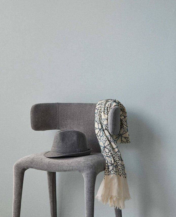 Vliestapete, blau, Stoffimitat, 340640, Linen Look, Eijffinger