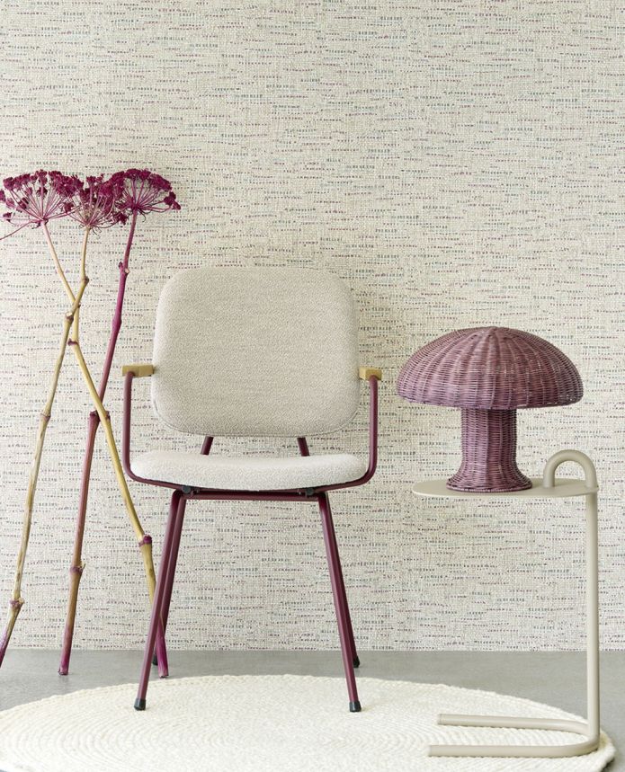 Vliestapete, grau-beige, Stoffimitat, 340530, Groovy, Eijffinger