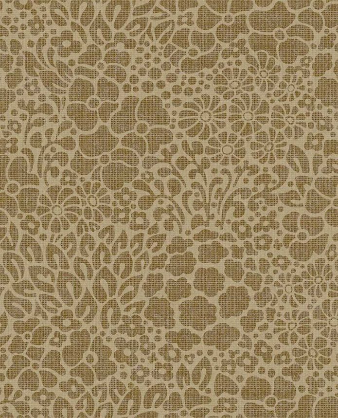 Vliestapete, braun, Blumen, 340552, Groovy, Eijffinger