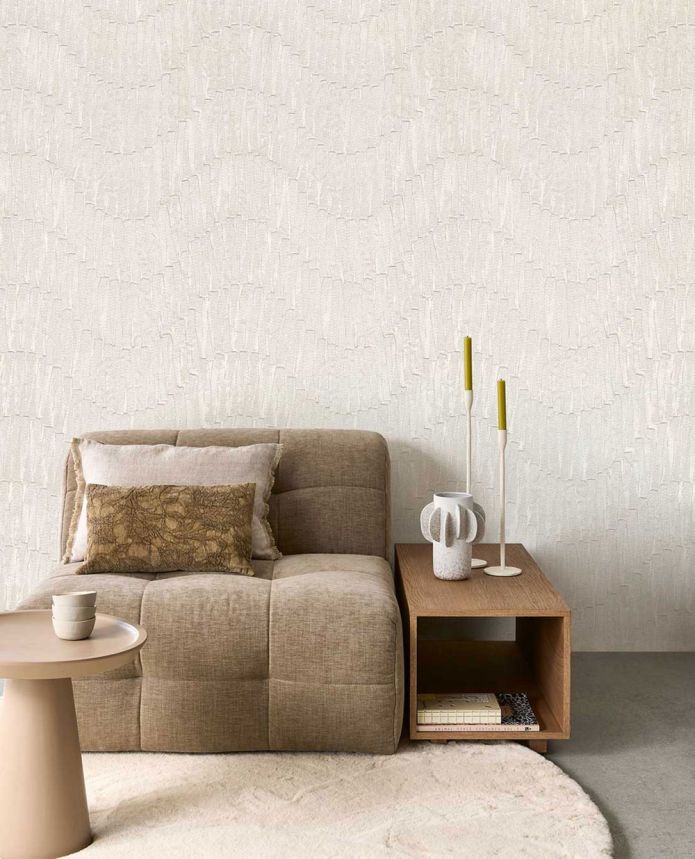 Vlies-Fototapete, rosa, creme, Wellen, 340370, Sensory, Eijffinger
