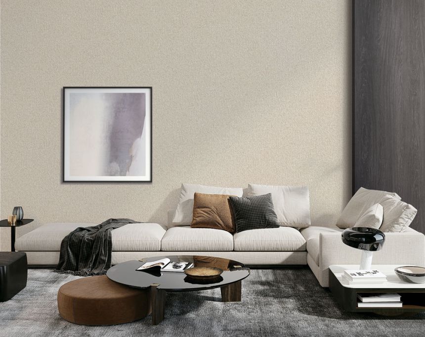 Vliestapete, beige, Struktur, SA524054, Santa Fe, Design ID