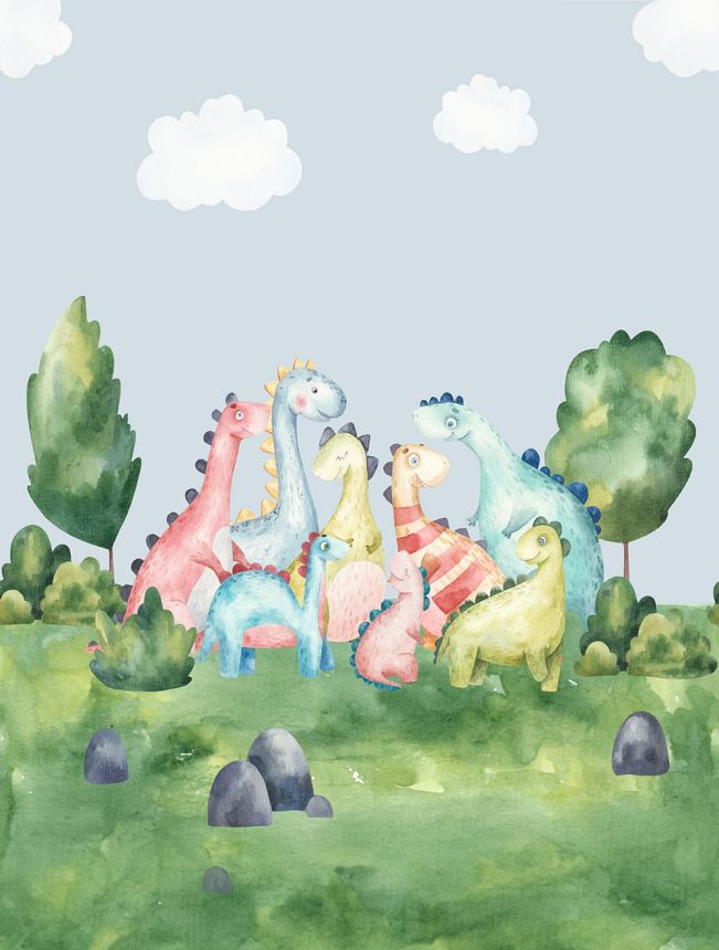 Kinderfototapete, Drachen, CW6003-2, Cute Walls, Decoprint