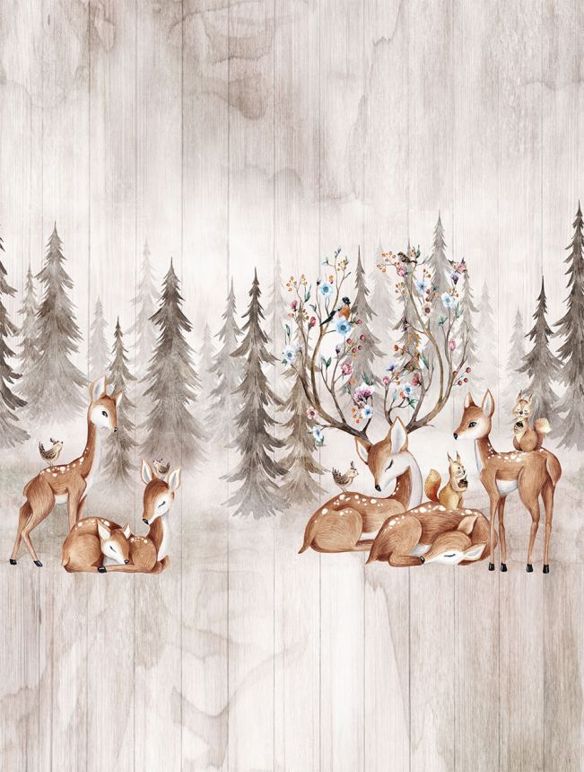 Kinderfototapete, Waldtiere, CW6046-1, Cute Walls, Decoprint