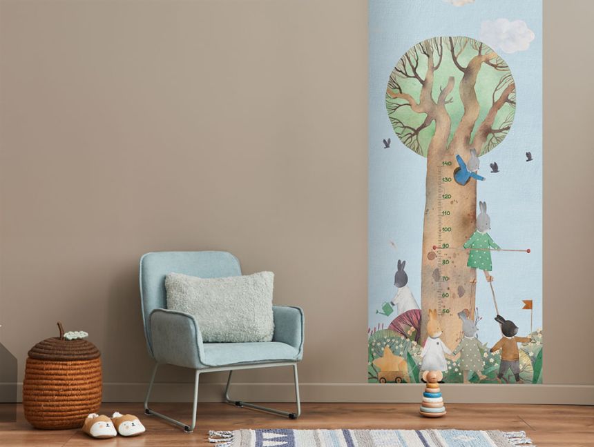 Kinderfototapete / Metermaß, Baum, Tiere, CW6064-1, Cute Walls, Decoprint