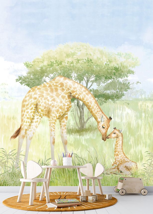Vlies-Fototapete, Giraffen, CW6115-2, Cute Walls, Decoprint