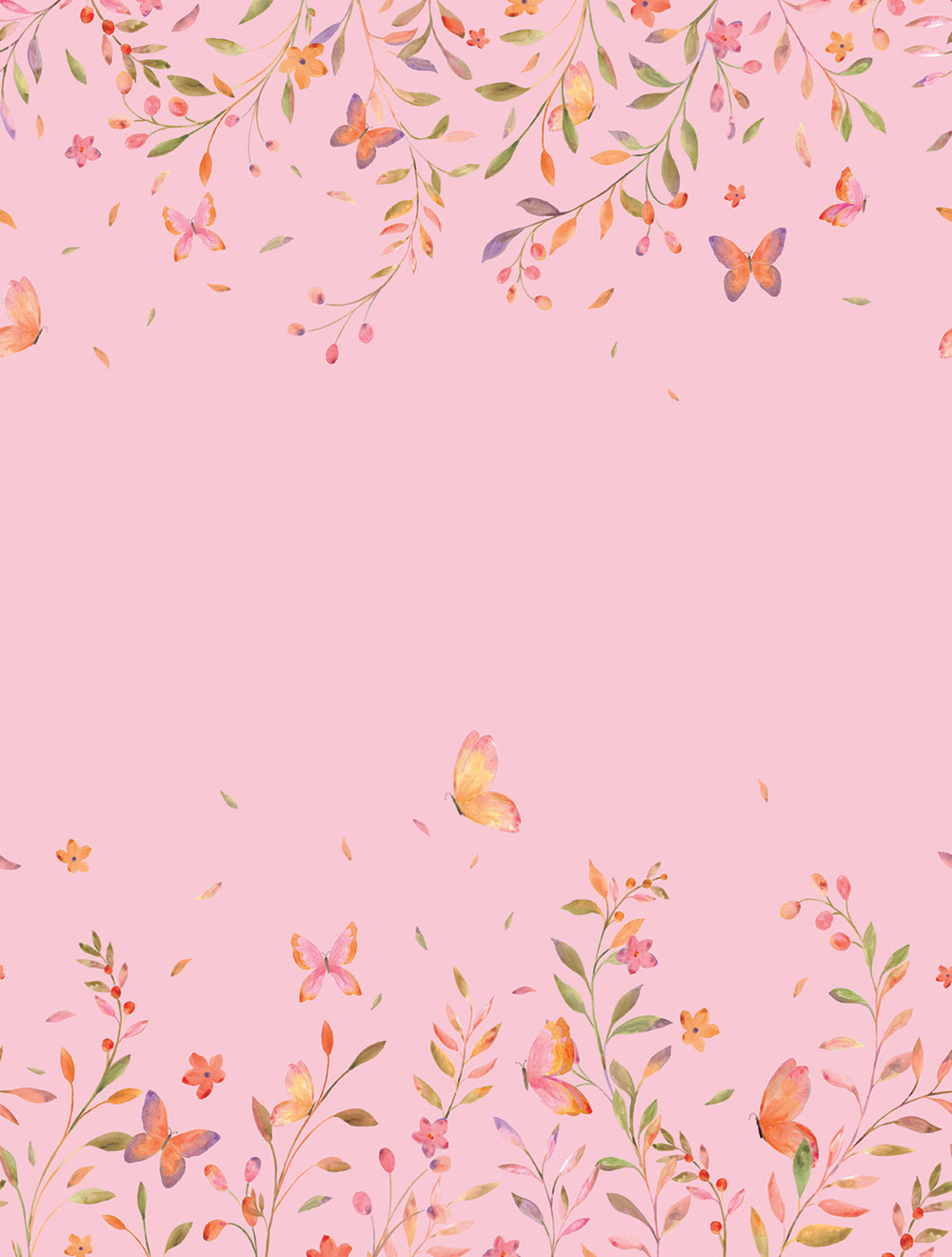 Vlies-Fototapete, rosa, Blumen, CW6126-2, Cute Walls, Decoprint