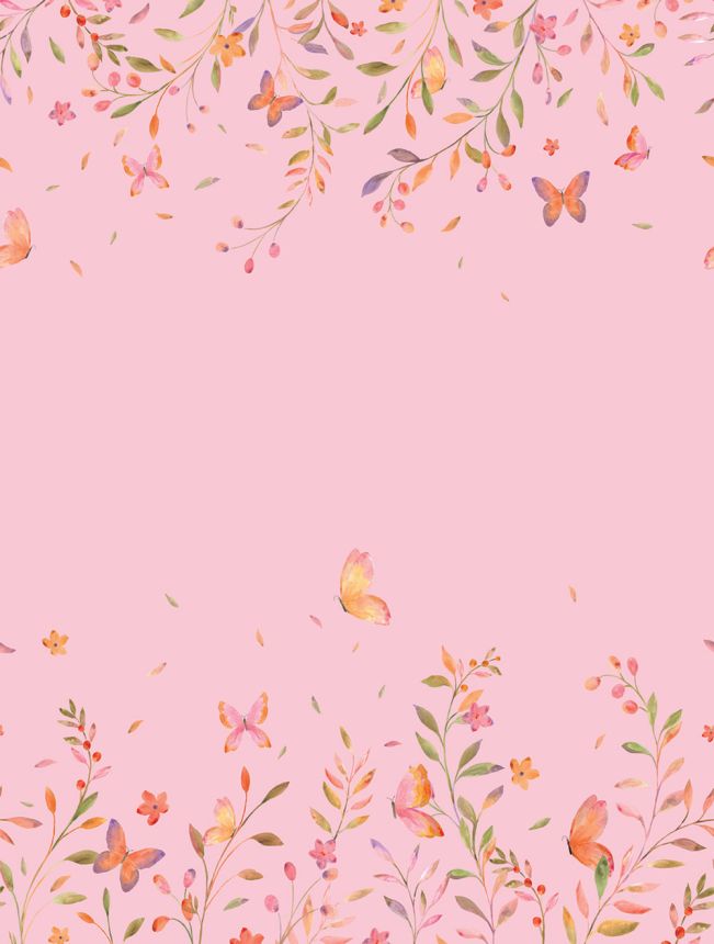 Vlies-Fototapete, rosa, Blumen, CW6126-2, Cute Walls, Decoprint