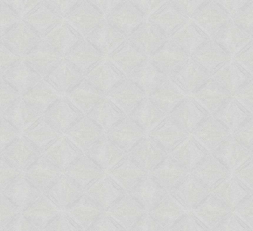 Geometrische Vliestapete, grau, Ethno, AMA101, Amani, Masureel