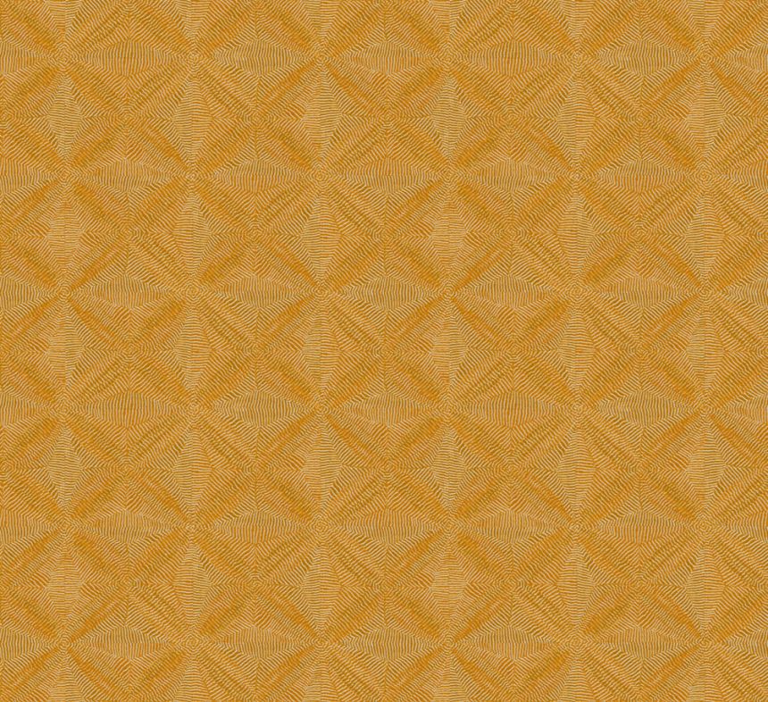 Geometrische Vliestapete, ocker, Ethno, AMA104, Amani, Masureel
