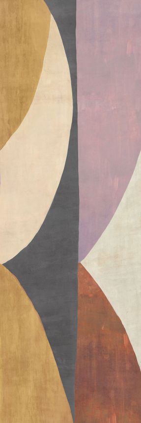 Geometrische Vlies-Fototapete, braun-Lila, DGAMA3041-300, Amani, Masureel