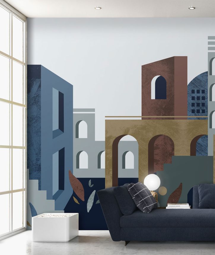Grafische Vlies-Fototapete, blau, FW4014-5, Feature Walls, Decoprint