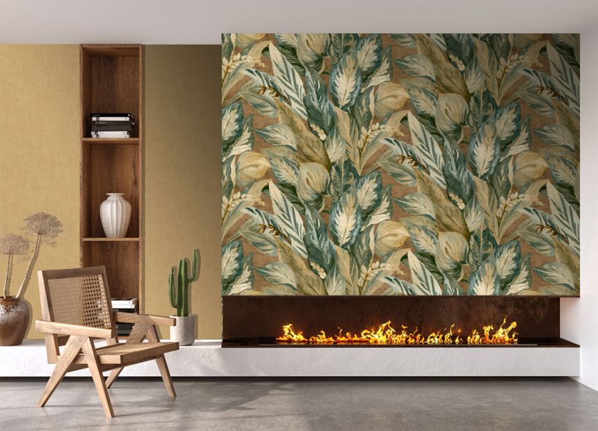 Vlies-Fototapete, grün, Blätter, FW4016-4, Feature Walls, Decoprint