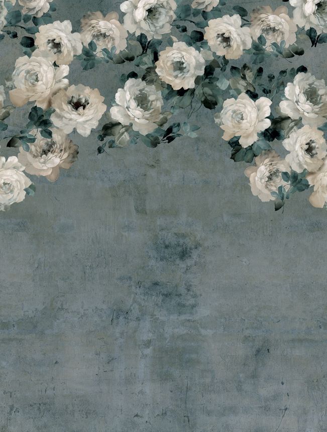 Vlies-Fototapete, blau-grün, Blumen, FW4023-6, Feature Walls, Decoprint