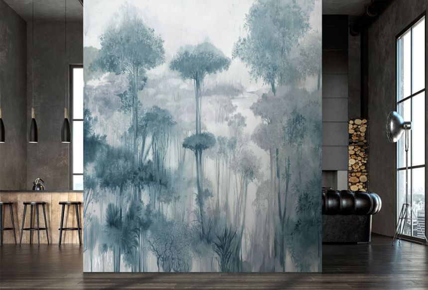 Vlies-Fototapete, blau, Wald, Bäume, FW4024-5, Feature Walls, Decoprint