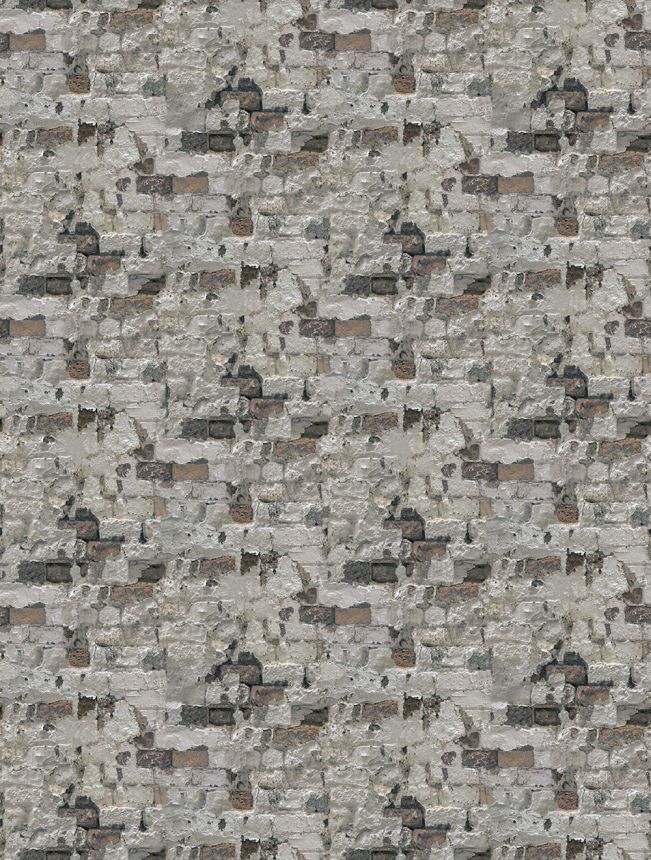 Vlies-Fototapete, grau, Ziegel, FW4056-2, Feature Walls, Decoprint