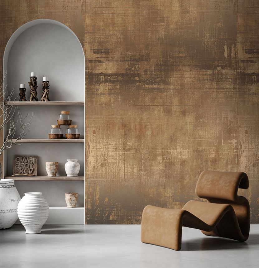 Vlies-Fototapete, braun, Metall, FW4057-4, Feature Walls, Decoprint