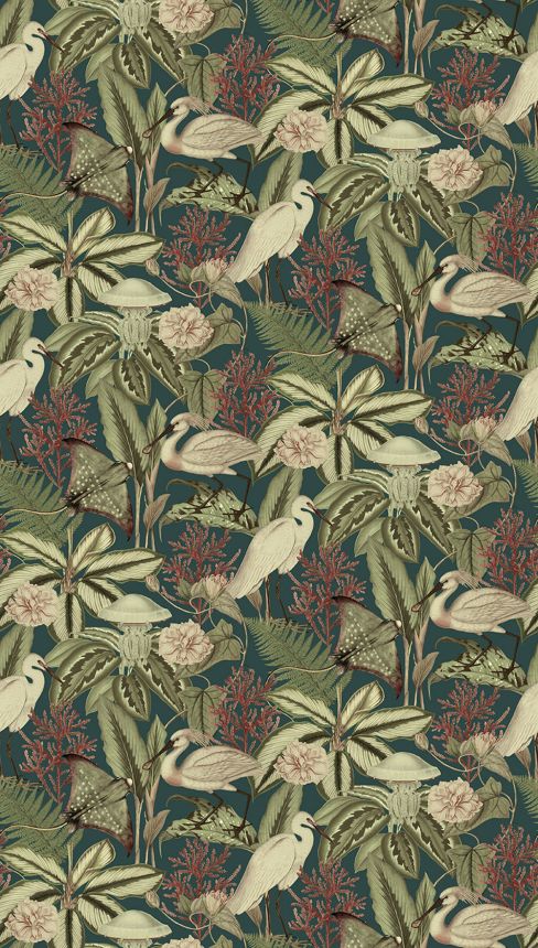 Vlies-Fototapete, grün, Vögel, Blätter, FW4061-3, Feature Walls, Decoprint