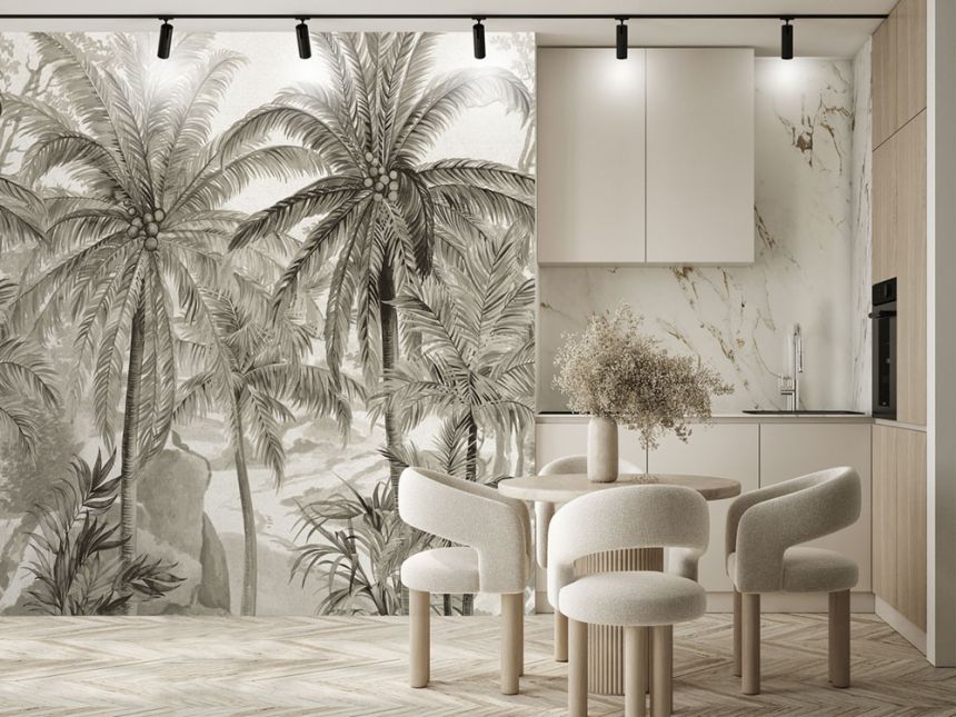 Vlies-Fototapete, braun-grau, Palmen, FW4031-2, Feature Walls, Decoprint