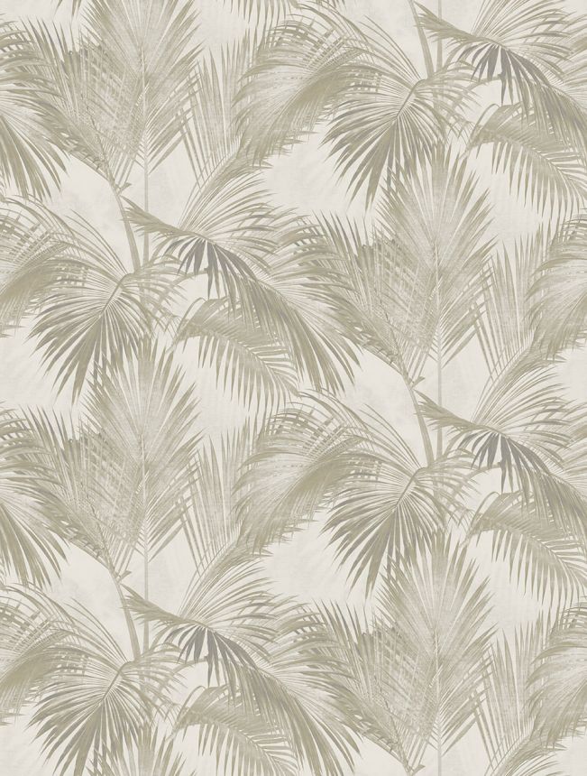 Vlies-Fototapete, grau-beige, Palmen, Blätter, FW4034-6, Feature Walls, Decoprint