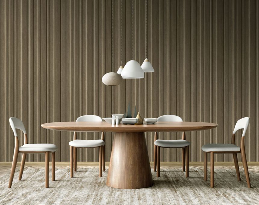 Bildtapete in 3D-Lamellenoptik, Braun, FW4043-2, Feature Walls, Decoprint