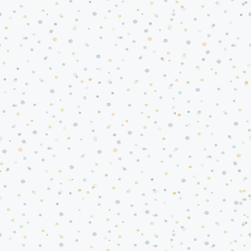 Kinder Vliestapete, blau, Punkte, Sprenkel, 289-2, Enzo,  ICH Wallcoverings